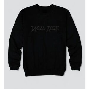 NWT Assembly New York embroidered sweater black Large